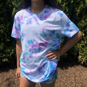Handmade tie dye T-shirt, size M